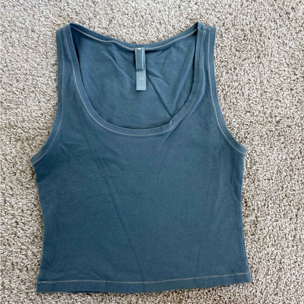 Women's Blue Skims Tank Top
